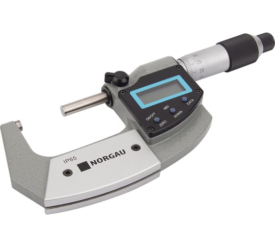 Микрометр цифровой NORGAU 25-50мм, 0,001мм/0,00005", NMD-65D с поверкой 041057002/П