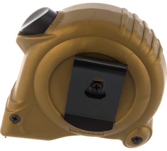 Рулетка SKRAB 3/0,016м золотая серия автостоп 40066