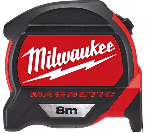 Магнитная рулетка Milwaukee Z_ПРОМО ПРЕМИУМ 8 м, ширина 27 мм 4932464177 1
