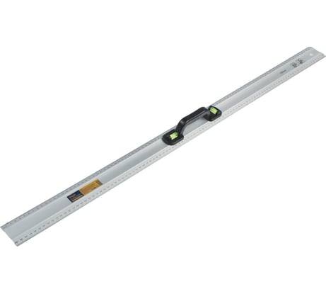 Линейка-уровень ТУНДРА металлическая, пластиковая ручка, 2 глазка, 1000 мм 1550252
