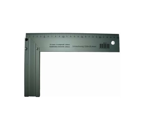 Столярный алюминиевый угольник SKRAB 300мм 40312