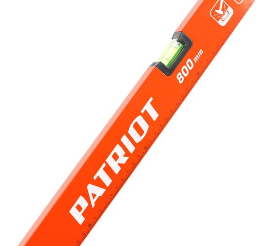 Уровень PATRIOT LRP-800, магнитный, алюминиевый, фрезерованный, 800мм 350005552