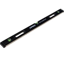 Уровень PRO алюминиевый, фрез. с одной стороны, с 6 магн., черный, 100 см, 3 глазка BD-100