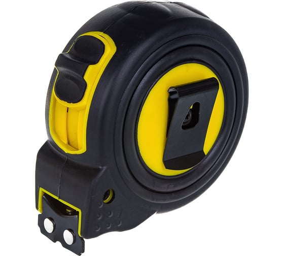 Рулетка Stayer BlackMax 10м / 25мм в ударостойком полностью обрезиненном корпусе и двумя фиксаторами 3410-10_z02