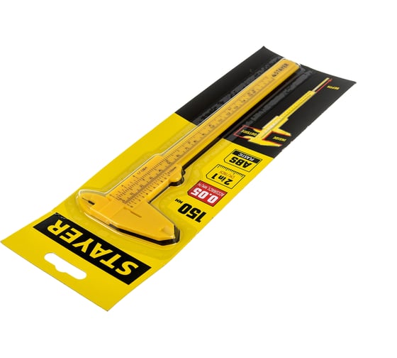 Штангенциркуль Stayer STANDARD пластмассовый, 150 мм 3440_z02
