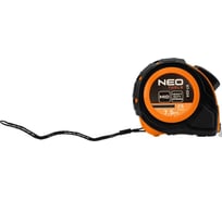 Рулетка стальная NEO TOOLS 7,5 м x 25 мм, автоблокировка, две кнопки "стоп 67-224