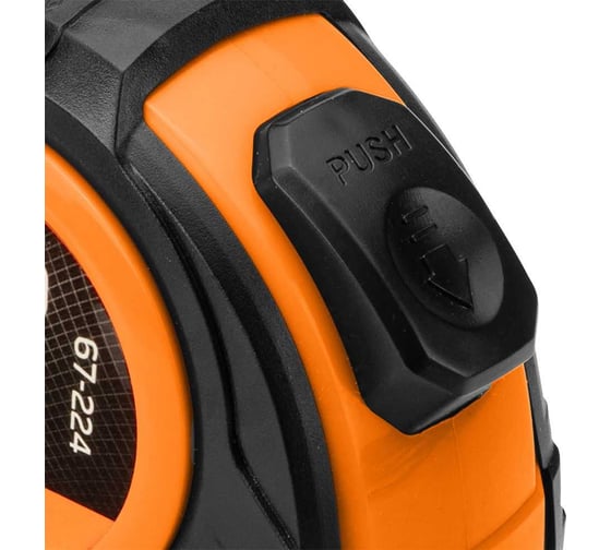 Рулетка стальная NEO TOOLS 7,5 м x 25 мм, автоблокировка, две кнопки "стоп 67-224