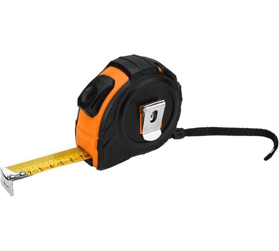 Рулонная стальная рулетка NEO TOOLS 3 м, 16 мм, автоблокировка, две кнопки остановки 67-221
