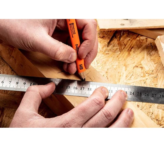 Линейка NEO TOOLS 75 см, нержавеющая сталь 72-217