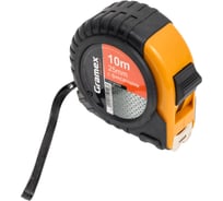 Рулетка Gramex HL-10 10 м, 25 мм, с фиксатором, обрезиненный корпус (6/60) 017434
