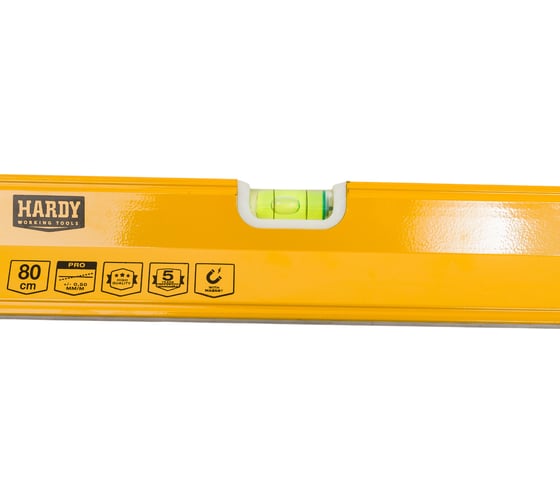 Уровень HARDY серия 43 80см с магнитом 0730-430800