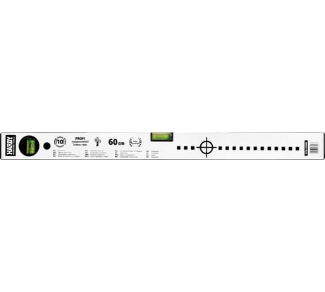 Уровень HARDY серия 47 алюминий 120см 0730-471200