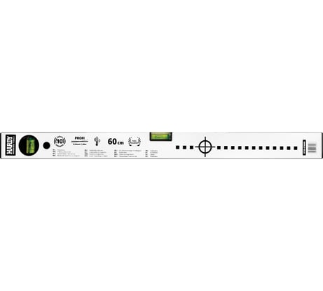 Уровень 1500 мм HARDY, алюминиевый 0730-471500