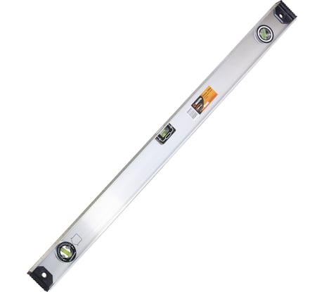 Алюминиевый уровень Вихрь Рельс, 1000 мм, 3 глазка 1 поворотный 73/11/4/16