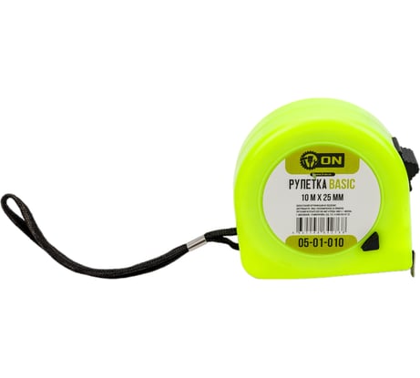 Рулетка ON BASIC 10 мх25мм 05-01-010