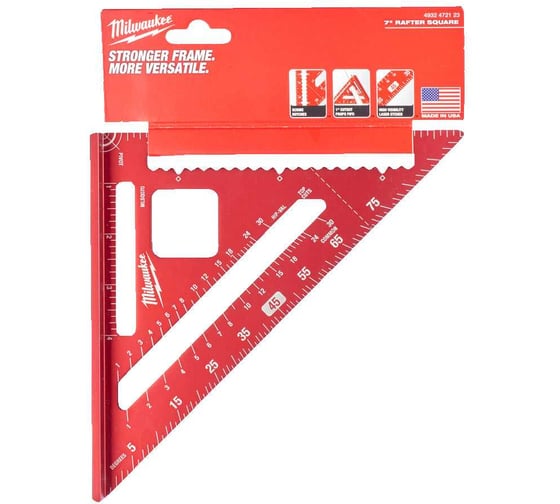Угольник-транспортир Milwaukee дюймовый 4932472123 1