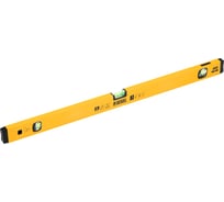 Уровень алюминиевый Denzel магнит, фрезерованный, 3 глазка (1 зеркальный), 0,5 мм/м, 800 мм 33692