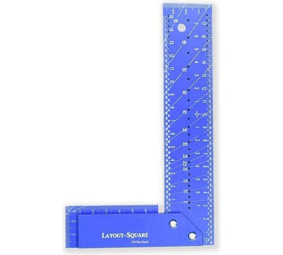Угольник Rubankov c подошвой igaging layout square 175 мм  М00021743