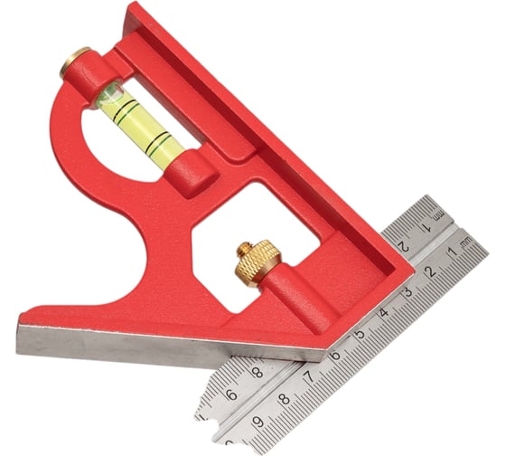 Комбинированная линейка для столярных работ vertextools PROFI 600мм, INOX+AL фрезерованный 3046-21