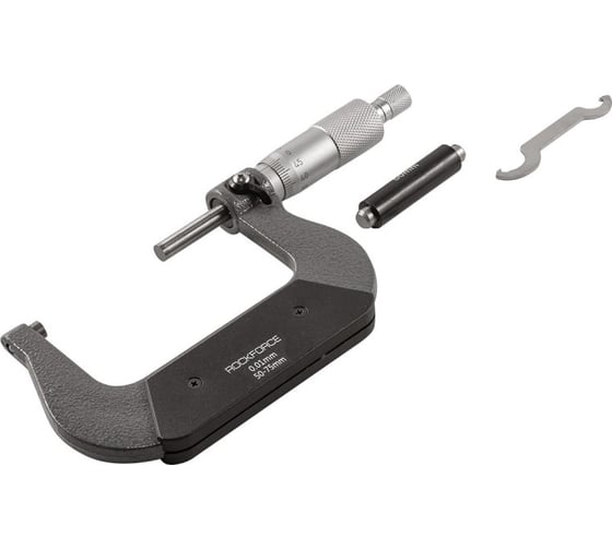 Микрометр Rockforce 50-75мм, 0.01мм RF-5096P9075(18243)