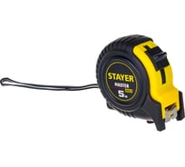 Рулетка Stayer MASTER 5м / 19мм в ударостойком обрезиненном корпусе 34025-05_z01 16043692