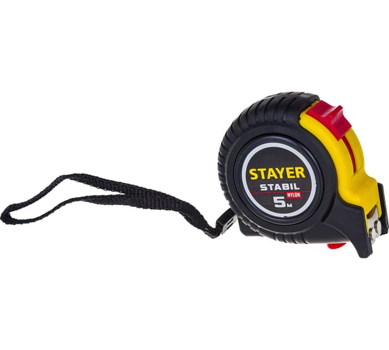 Профессиональная рулетка с двухсторонней шкалой STAYER Stabil 10мх25мм 34131-10_z02