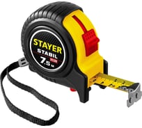 Профессиональная рулетка с двухсторонней шкалой STAYER Stabil 7.5мх25мм 34131-075_z02