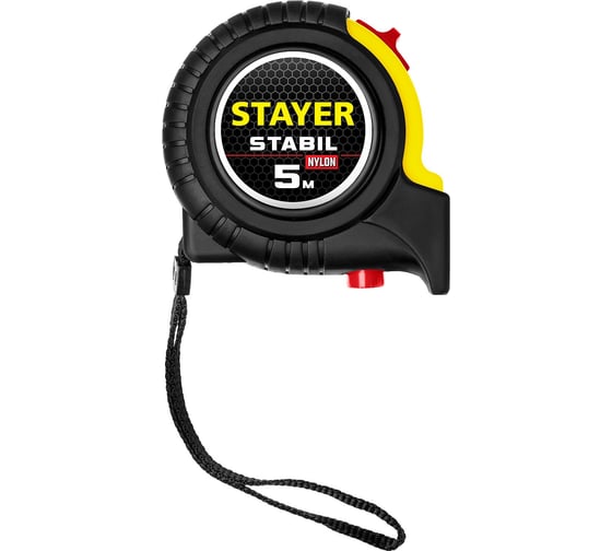 Профессиональная рулетка с двухсторонней шкалой STAYER Stabil 5мх25мм 34131-05-25_z02