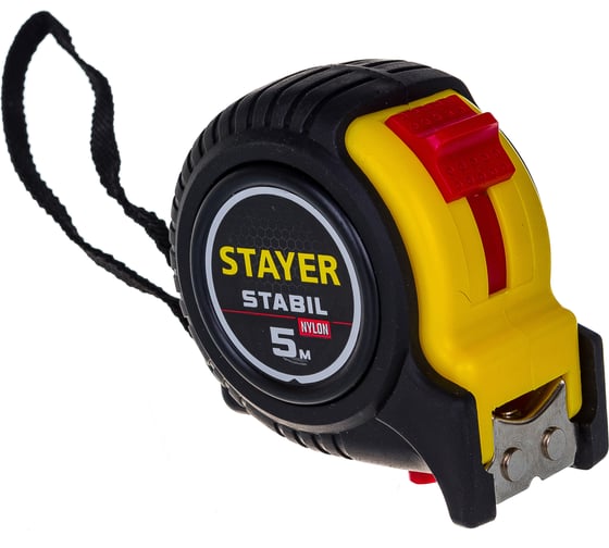 Профессиональная рулетка с двухсторонней шкалой STAYER Stabil 5мх25мм 34131-05-25_z02
