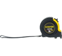 Рулетка Stayer MASTER 3м / 16мм в ударостойком обрезиненном корпусе 34025-03_z01