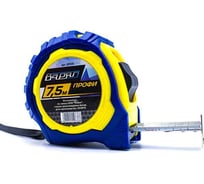 Рулетка ВАРЯГ 7,5м х 25мм, Профи, 2 фиксатора (6/60) 00926