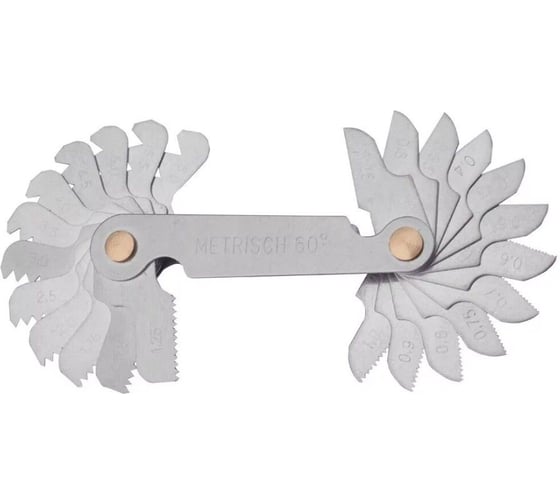 Резьбомер GSR 24 Blatt метрическая резьба, шаг резьбы М0.25-6.0 B05001020 1