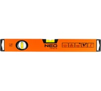 Уровень NEO Tools алюминиевый, спиртовой, 2 флакона, 40 см 71-081