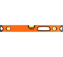 Алюминиевый магнитный уровень NEO Tools 600 мм с ручкой 3 глазка 71-112