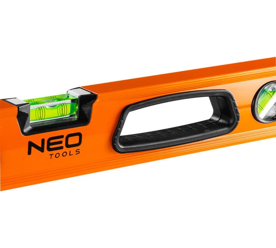 Алюминиевый магнитный уровень NEO Tools 600 мм с ручкой 3 глазка 71-112