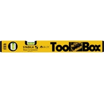 Уровень STABILA тип 70 Toolbox, 430мм, 2 глазка, точность 0,5мм/м, для комплектования ящиков с инструментами 16320