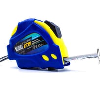 Рулетка ВАРЯГ 10м х 25мм х2.0мм, магнитная, обрезиненный корпус, нейлон покр ленты, ПРЕМИУМ автостоп (6/60) 01896