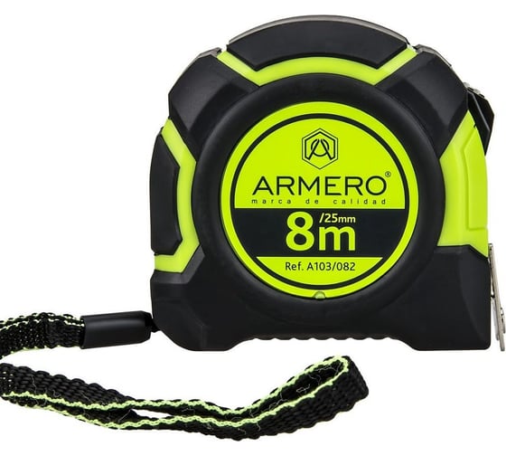 Рулетка с фиксатором Armero A103/082 8 м, 25 мм AI03-082