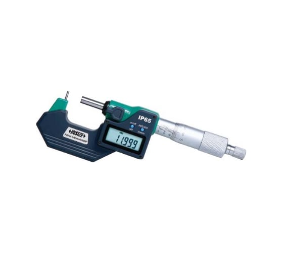 Микрометр INSIZE МТЦ- 25 диап 0-25мм/0-1 дел 0.001мм/0.00005 наконечник 8xФ1.8мм 3561-25A 1