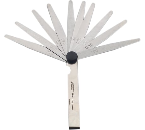 Набор щупов № 4 100 мм с первичной калибровкой АЛЬФА-НДТ УП-00002770