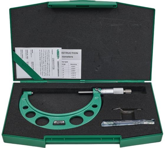 Микрометр INSIZE МК- 125 диап 100-125мм дел 0.01мм 3203-125A 1