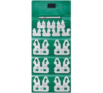 Радиусный шаблон INSIZE 0.5-13мм погрешность ±0.05мм набор с рукояткой 4804-26