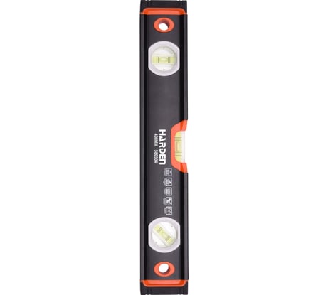 Строительный профессиональный удароустойчивый уровень HARDEN 400мм., точность 0,5мм/м. 580534