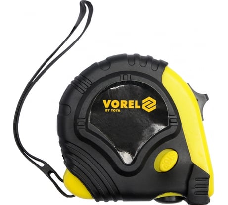 Рулетка VOREL 7,5м х 25мм с боковым фиксатором 10128