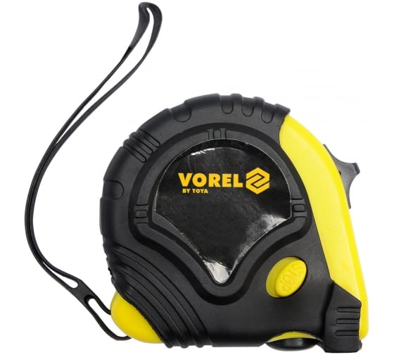 Рулетка VOREL 7,5м х 25мм с боковым фиксатором 10128 1