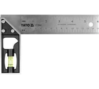 Угольник слесарный YATO 150мм c LIBELLA YT-70843