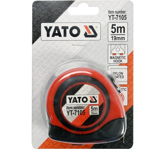 Рулетка YATO 5 метров YT-7105