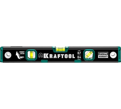 Магнитный уровень KRAFTOOL с зеркальным глазком, 400 мм 34785-40