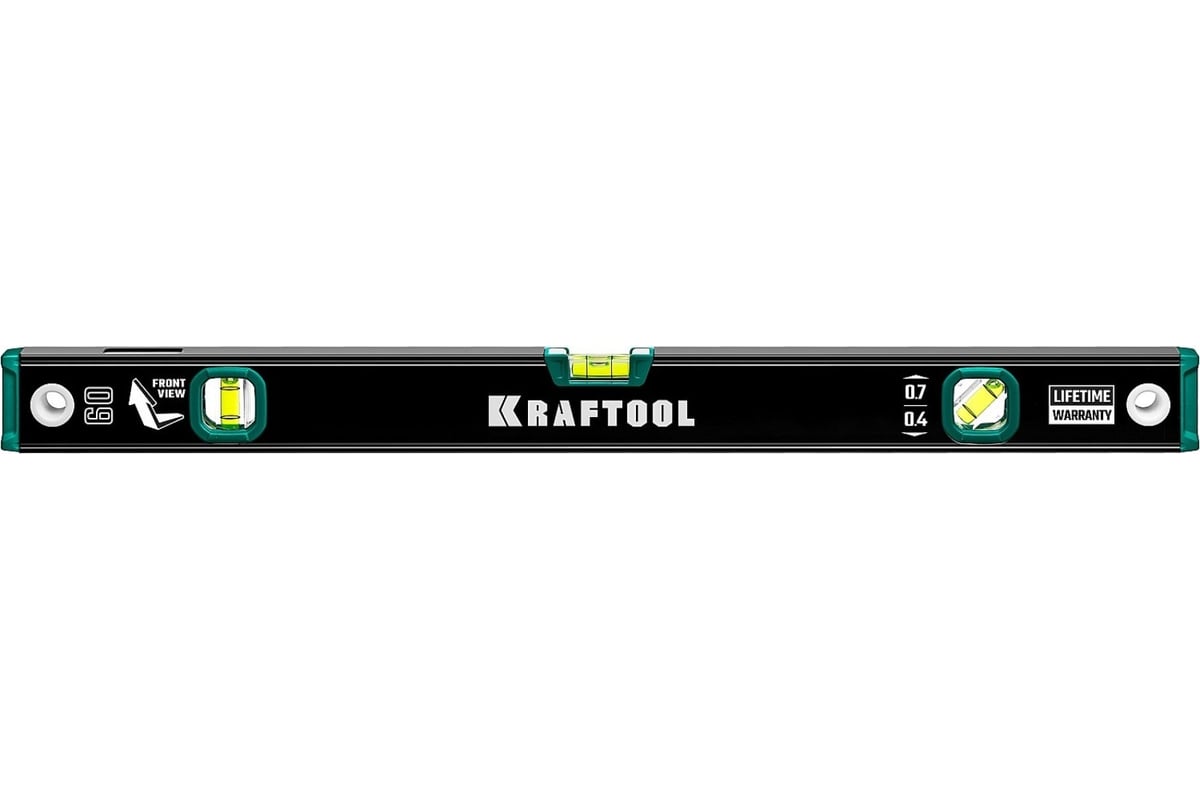 Уровень KRAFTOOL с зеркальным глазком, 600 мм 34781-60 - выгодная цена,  отзывы, характеристики, фото - купить в Москве и РФ