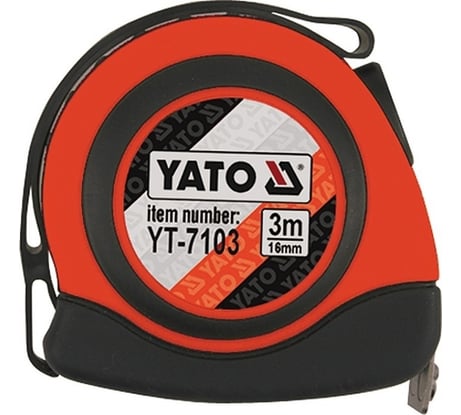 Рулетка YATO 3м х 16мм YT-7103